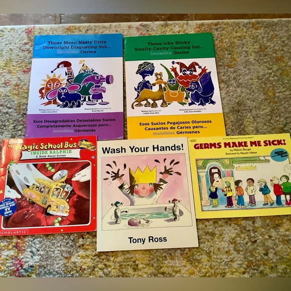 5 Germs Themed Children’s Books - Picture 1 of 6